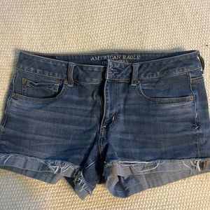 American eagle shortie shorts. Super stretch and cuffed. Size 12
